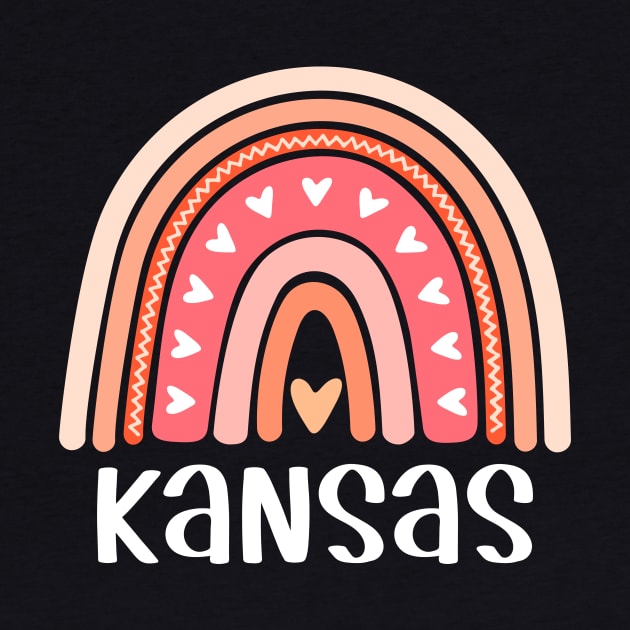 Kansas Rainbow for Women and Girls by JKFDesigns